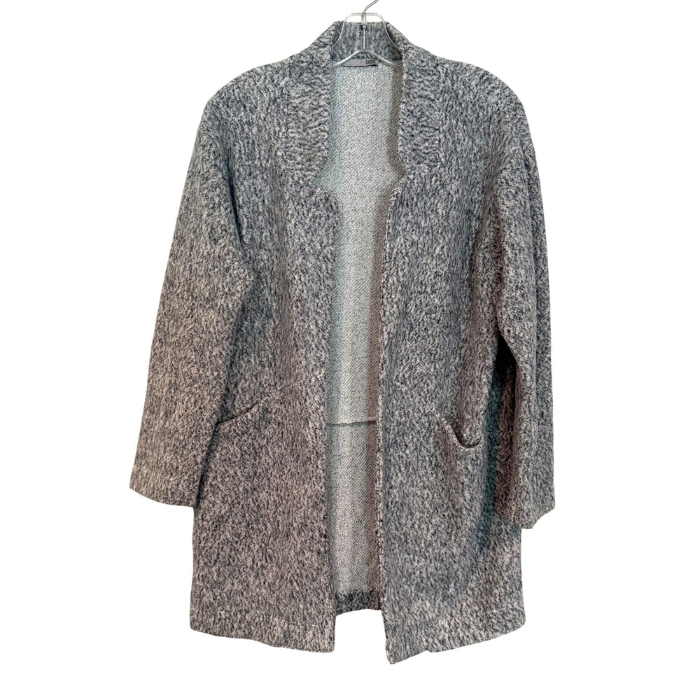 Zara Collection Cardigan Jacket Womens Small Gray Career Preppy Classic Y2K Cozy